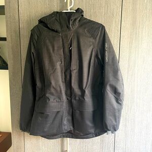 Helly Hansen Ski Snowboard Winter Jacket Black Medium